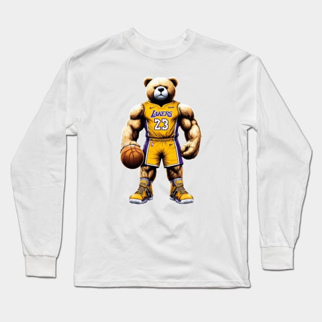 Los Angeles Lakers Long Sleeve T-Shirt by Americansports